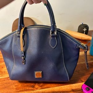Navy Dooney & Bourke purse.  Lightly used.